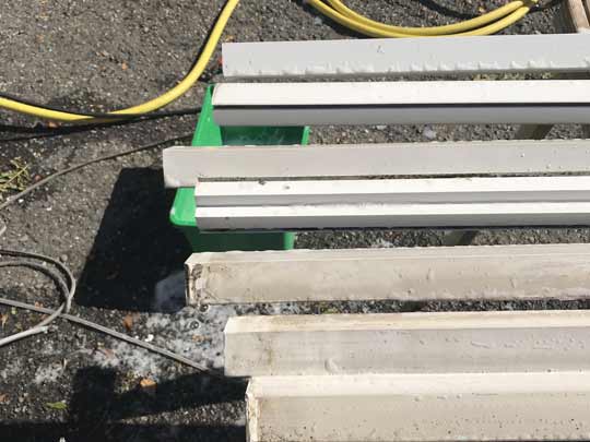 nettoyage profil abris piscine