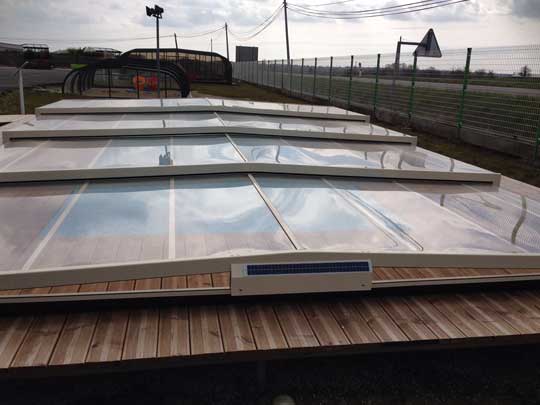 image abri motorisation s line électronique déporté rideau