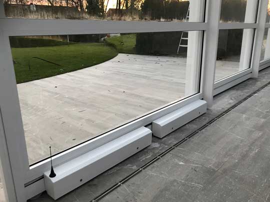 image abri motorisation xl line avec antenne pool cover