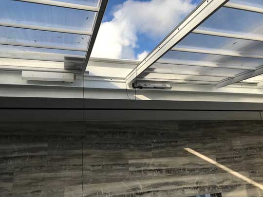 image abri motorisation xl line toiture