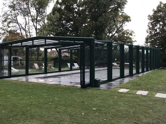 Abri de piscine motorisé